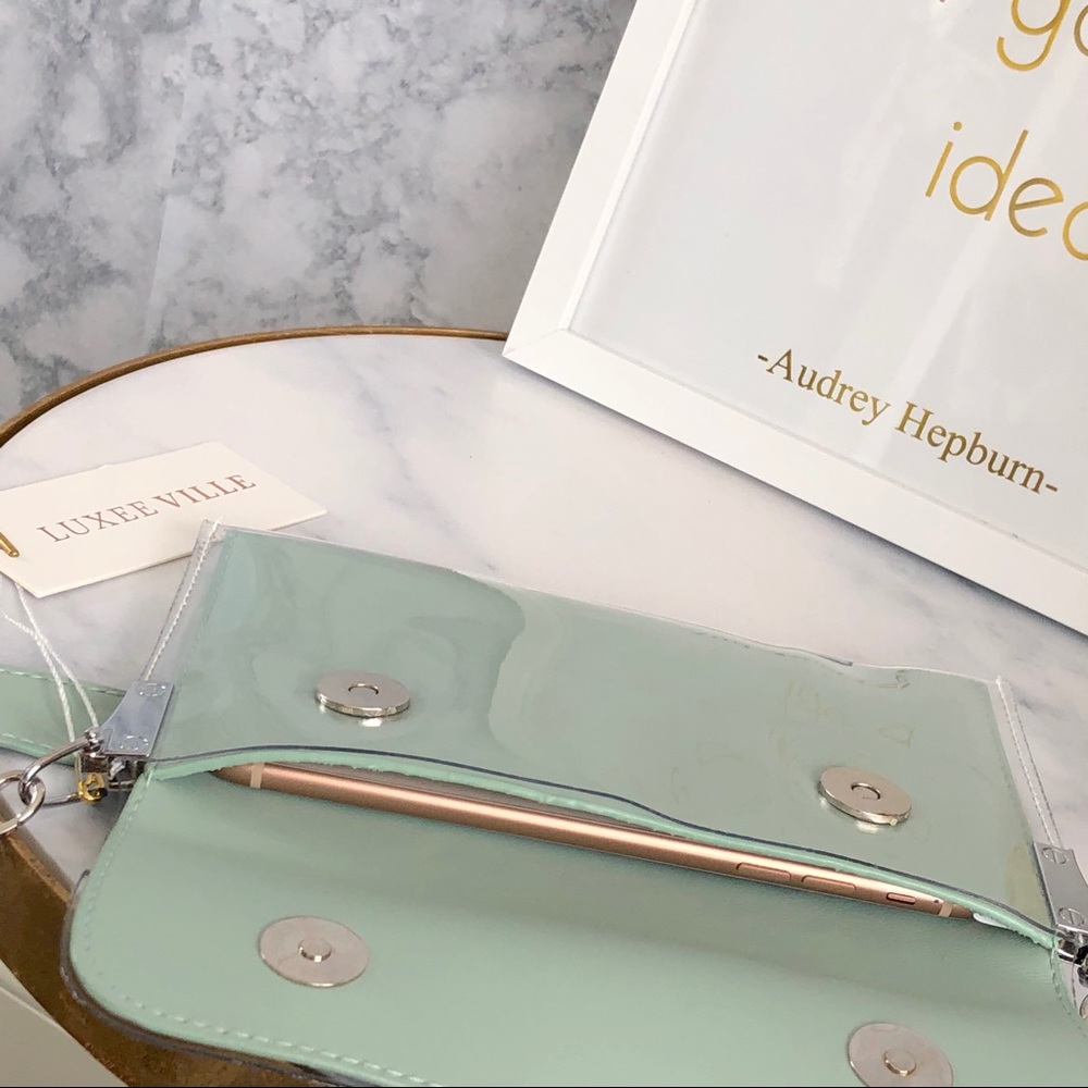💚 Luxee Ville Mint Shelby Waist & Shoulder Bag - Picture 3 of 8
